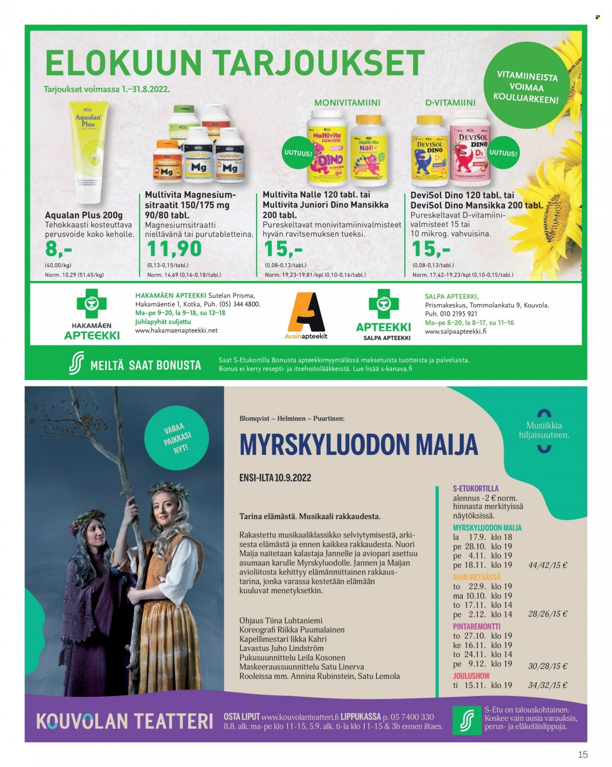 Sale tarjoukset - 01.08.2022 - 31.08.2022. Sivu 15