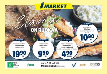 S-market tarjoukset  - 27.07.2022 - 31.07.2022.