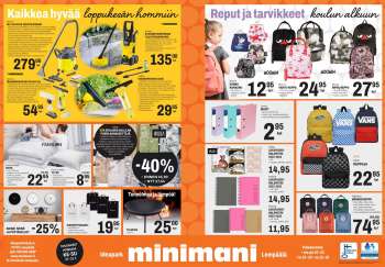 Minimani tarjoukset  - 27.07.2022 - 31.07.2022.