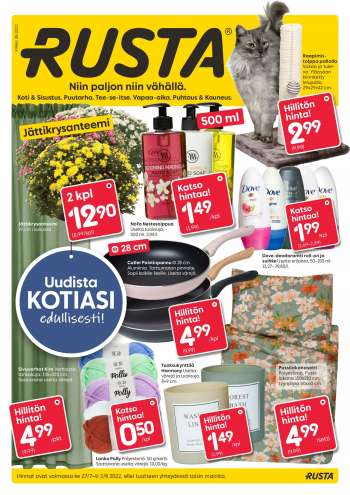 Rusta tarjoukset  - 27.07.2022 - 02.08.2022.