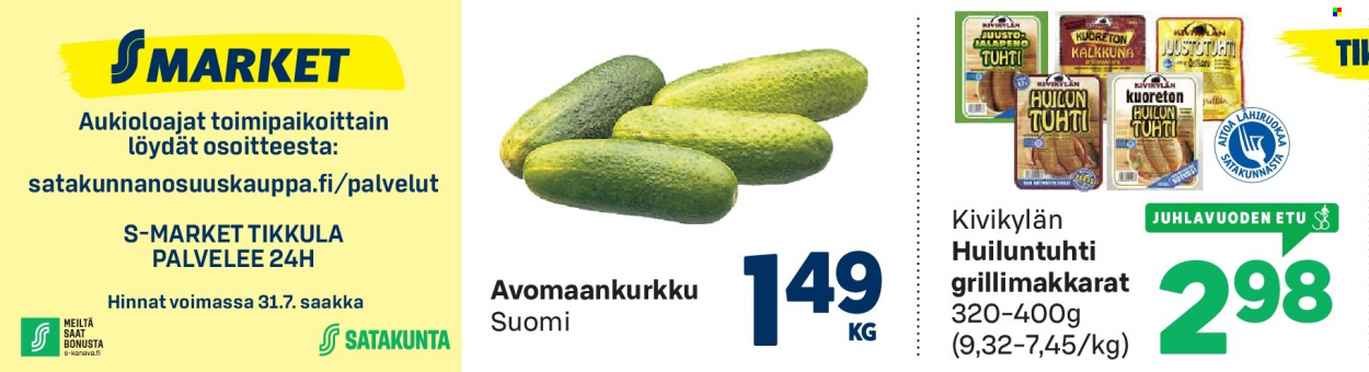 S-market tarjoukset - 28.07.2022 - 31.07.2022. Sivu 1