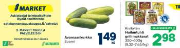 S-market tarjoukset  - 28.07.2022 - 31.07.2022.