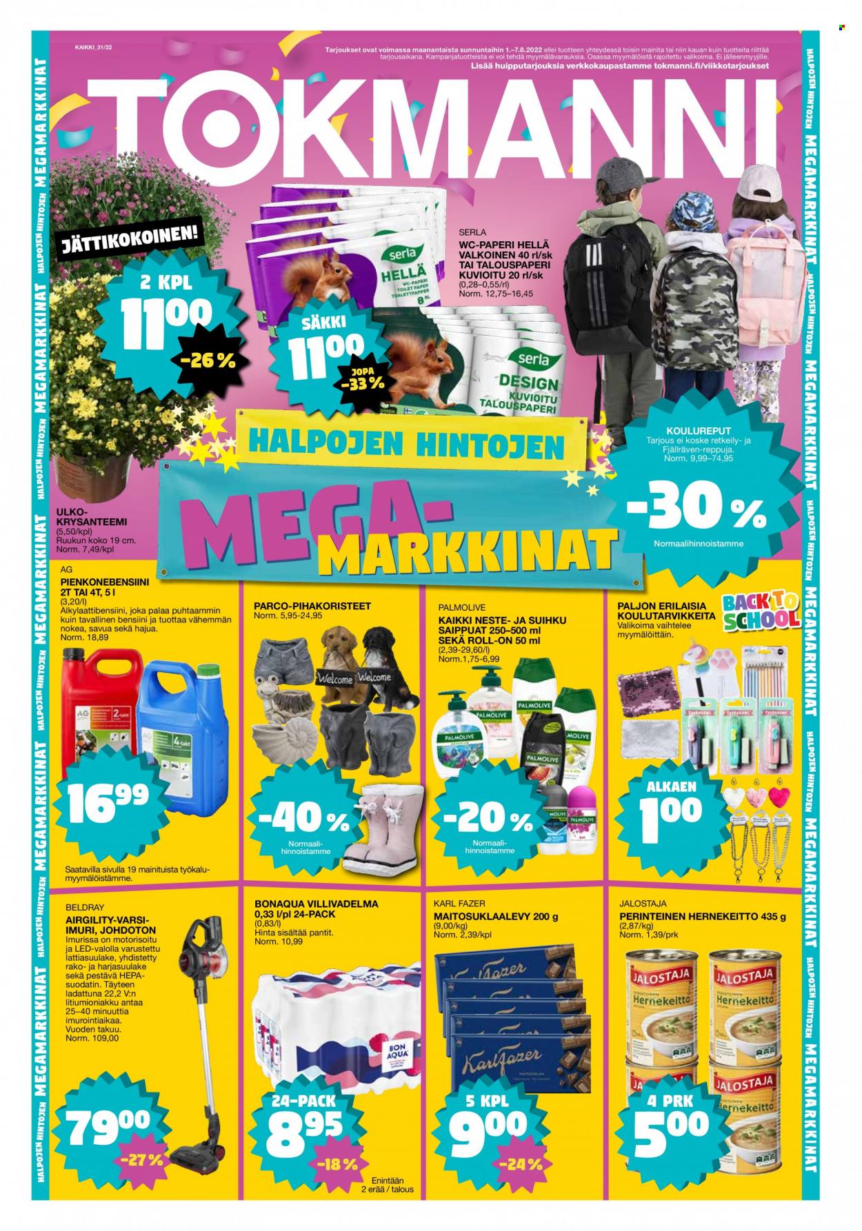 Tokmanni tarjoukset - 01.08.2022 - 07.08.2022. Sivu 1