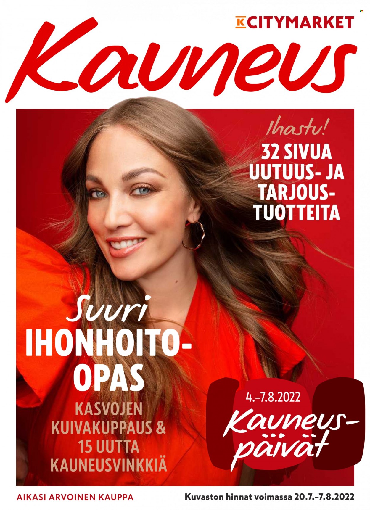 K-citymarket tarjoukset - 20.07.2022 - 07.08.2022. Sivu 1