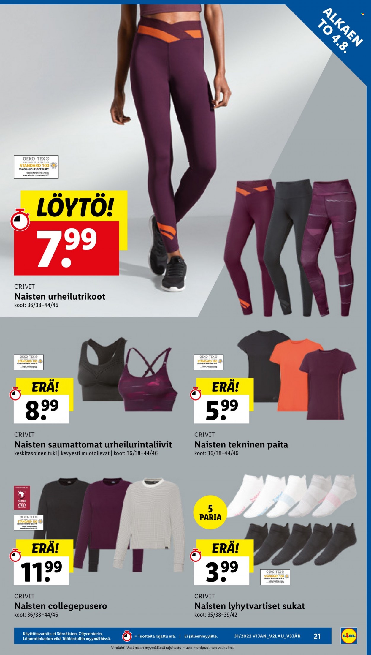 Lidl tarjoukset - 04.08.2022 - 10.08.2022. Sivu 21
