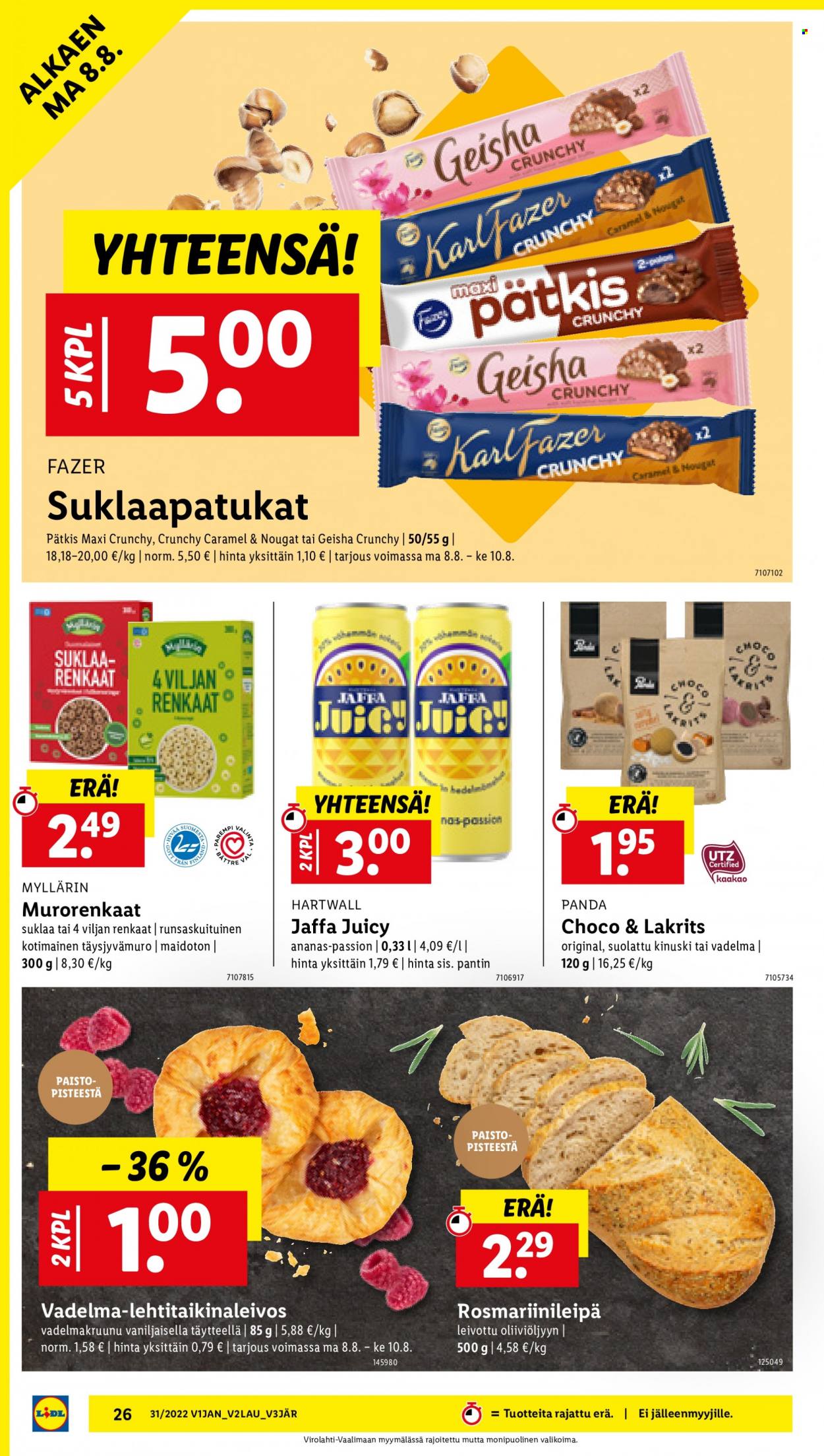 Lidl tarjoukset - 04.08.2022 - 10.08.2022. Sivu 26