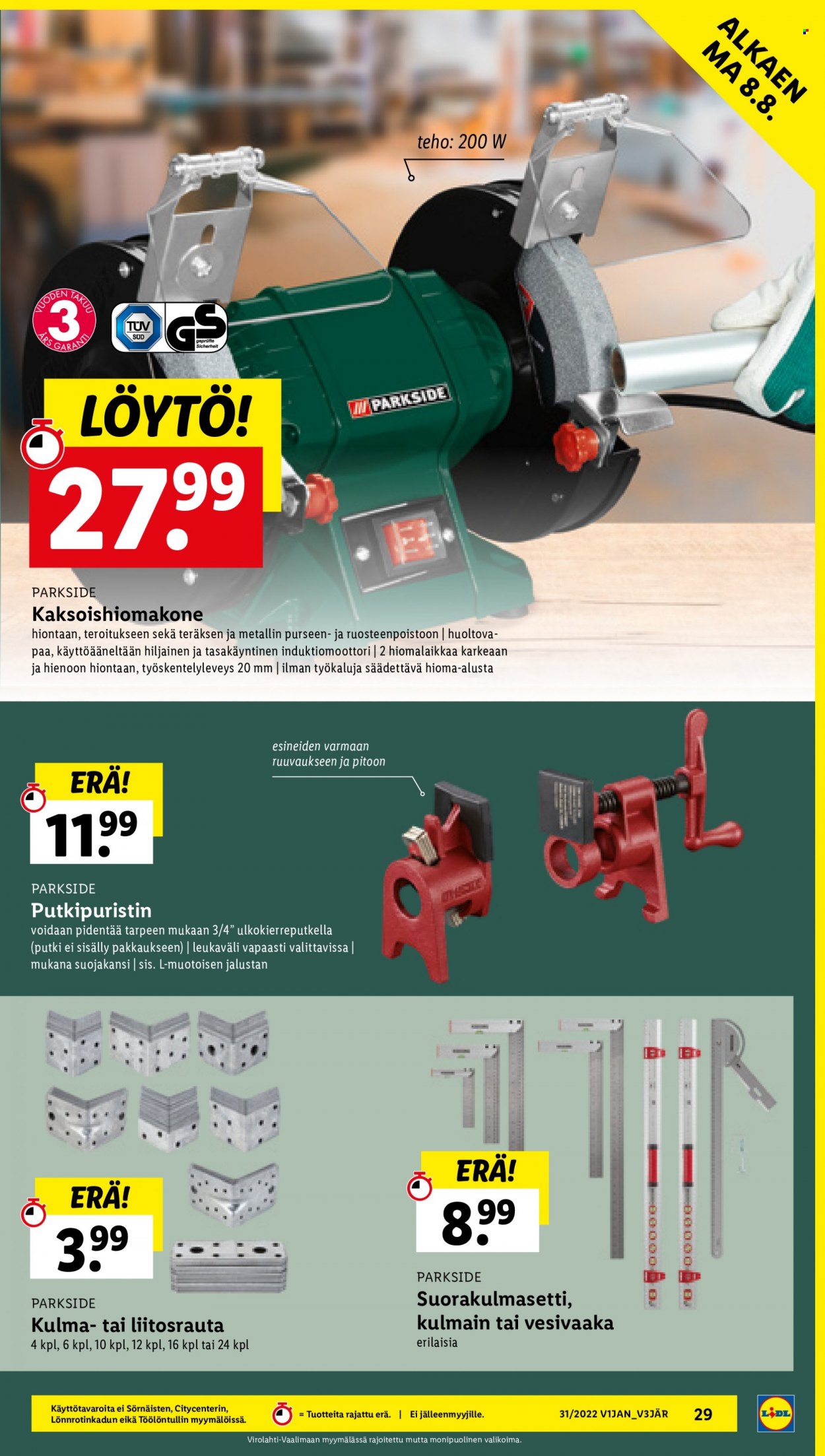 Lidl tarjoukset - 04.08.2022 - 10.08.2022. Sivu 29
