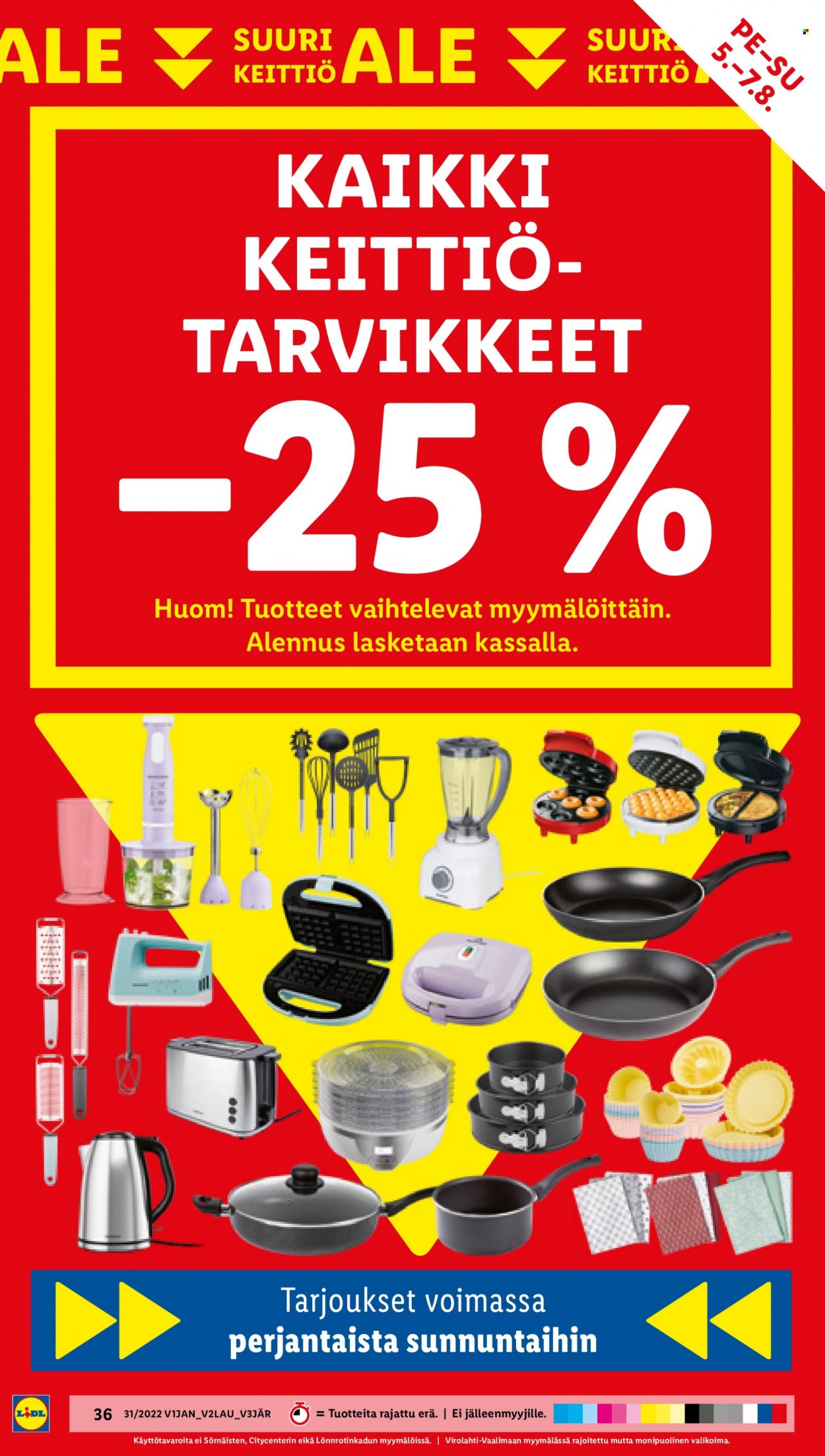 Lidl tarjoukset - 04.08.2022 - 10.08.2022. Sivu 36