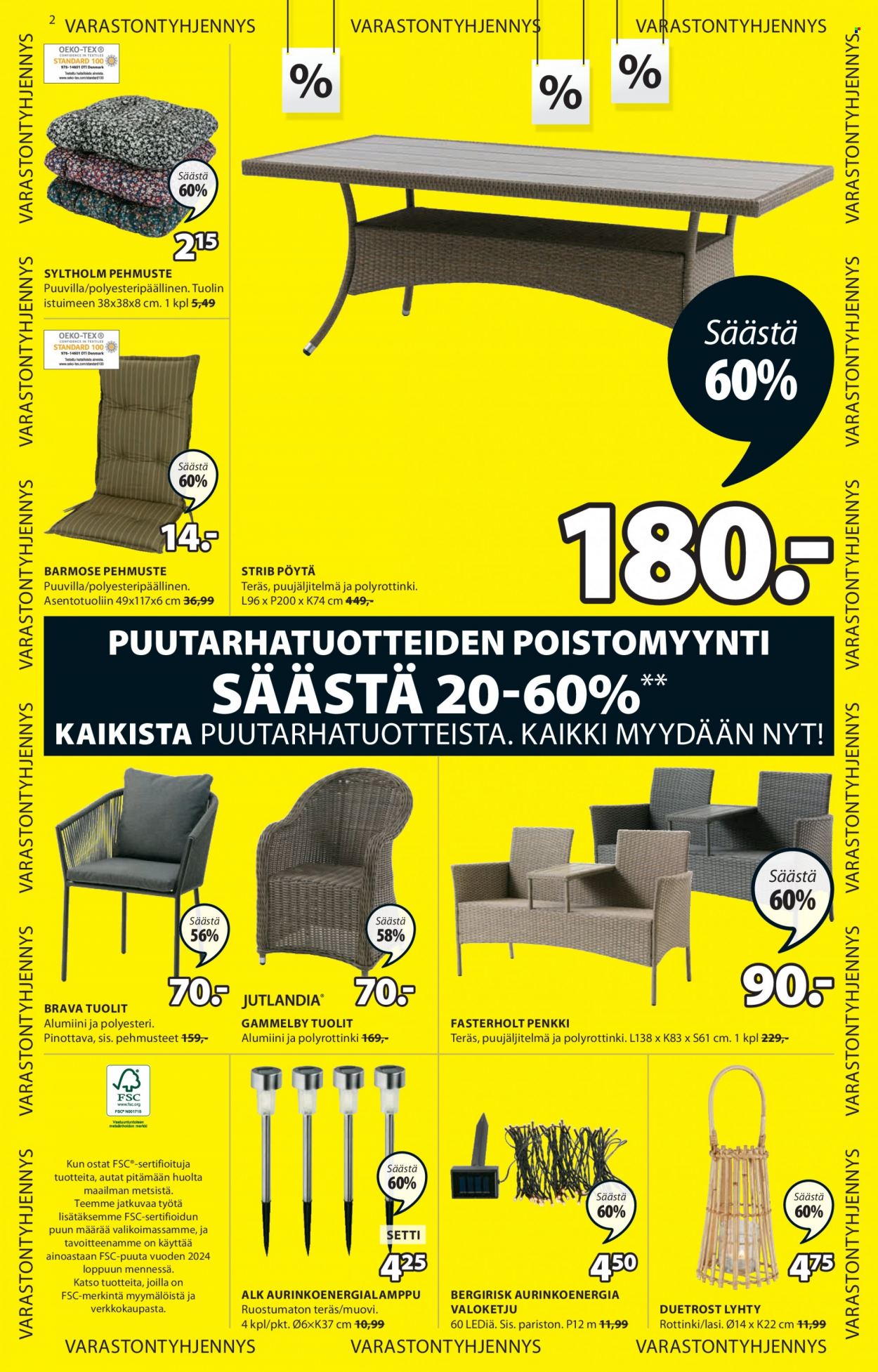 JYSK tarjoukset - 01.08.2022 - 14.08.2022. Sivu 2