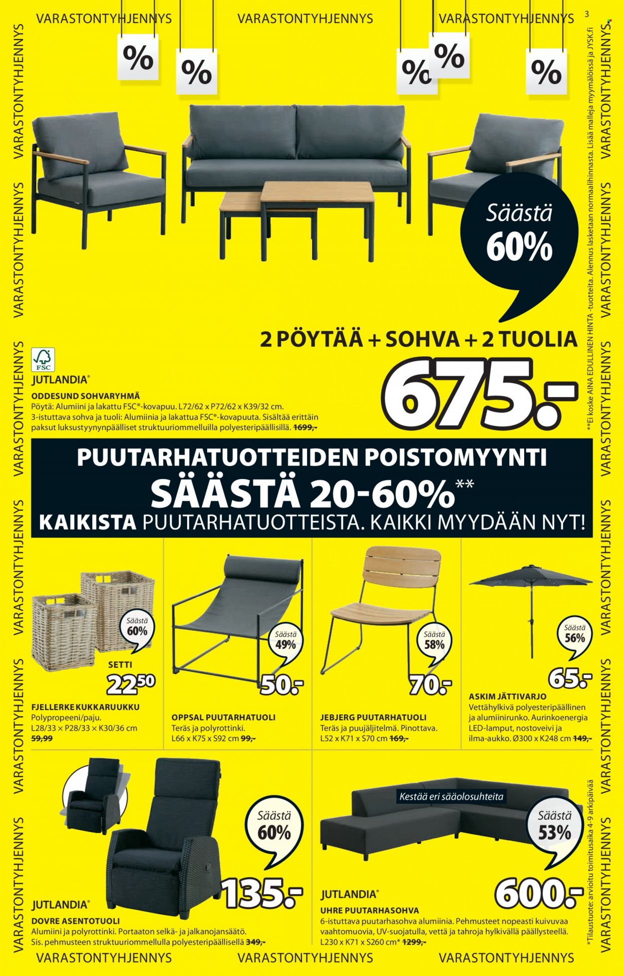 JYSK tarjoukset - 01.08.2022 - 14.08.2022. Sivu 3