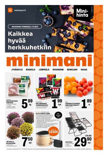 Minimani tarjoukset  - 03.08.2022 - 07.08.2022.