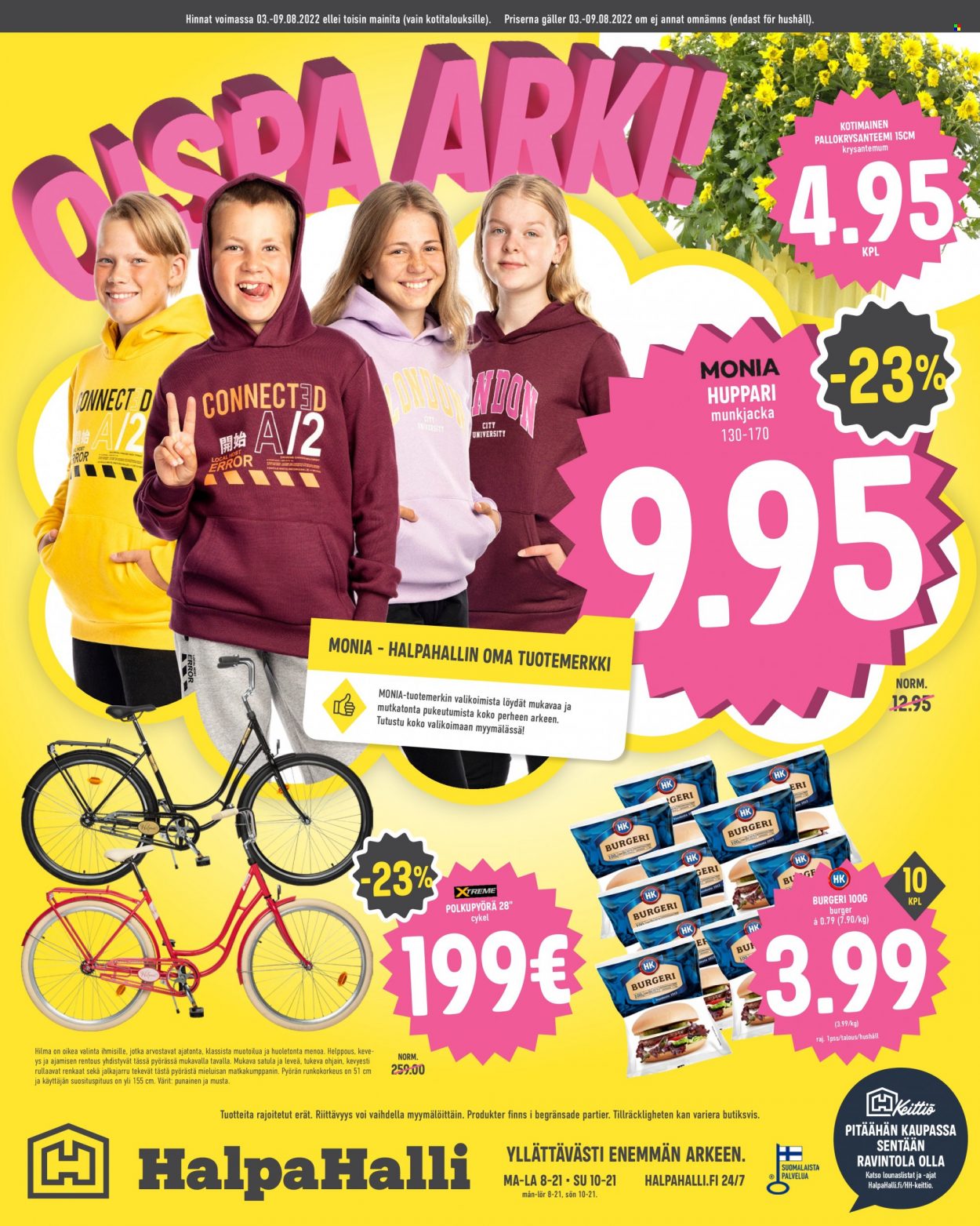 HalpaHalli tarjoukset - 03.08.2022 - 09.08.2022. Sivu 1