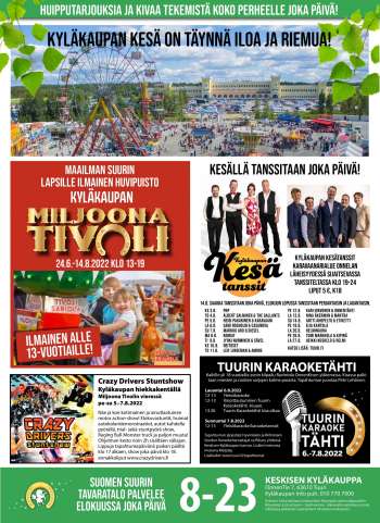 Tuuri tarjoukset  - 03.08.2022 - 09.08.2022.