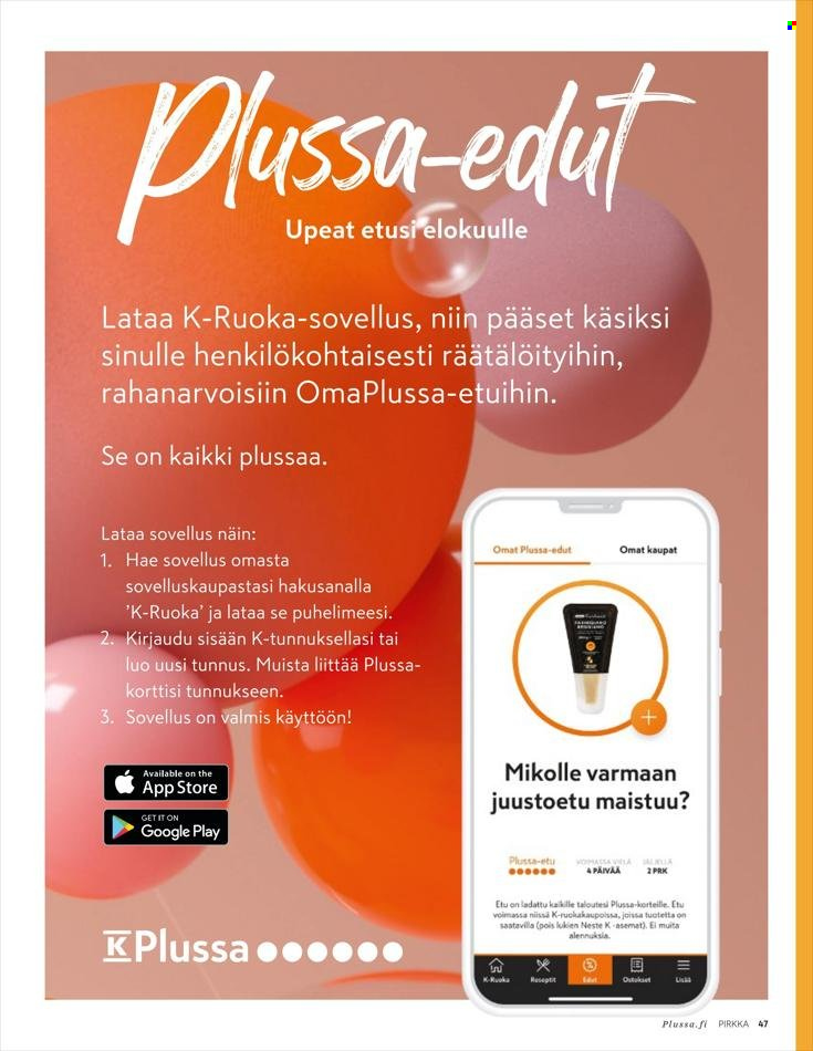 K-market tarjoukset. Sivu 47