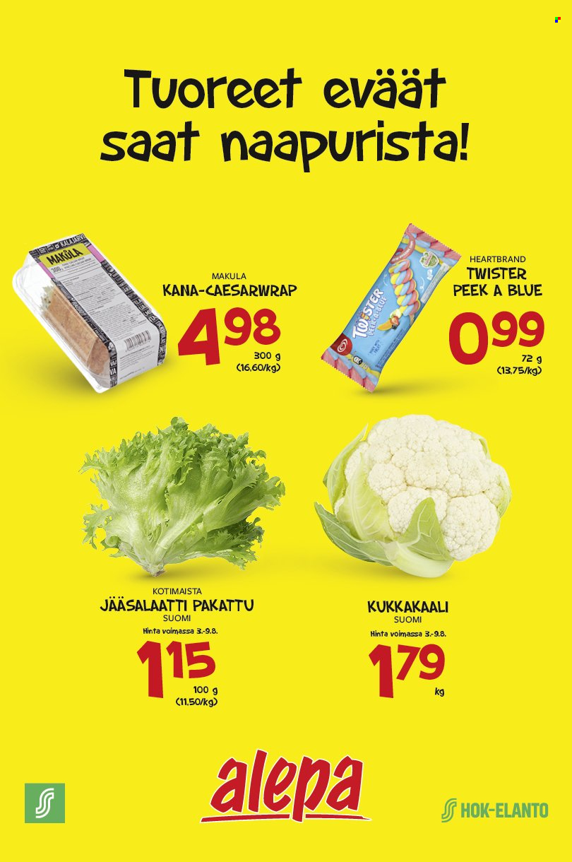 Alepa tarjoukset - 03.08.2022 - 09.08.2022. Sivu 1