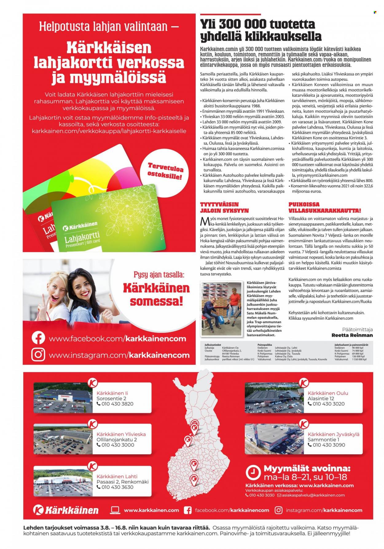 Kärkkäinen tarjoukset - 03.08.2022 - 16.08.2022. Sivu 2