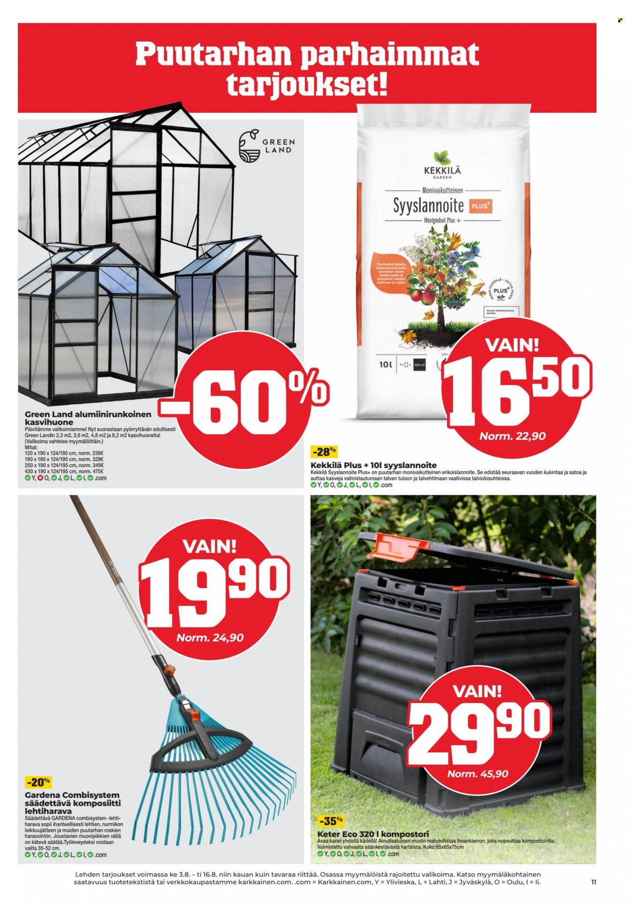 Kärkkäinen tarjoukset - 03.08.2022 - 16.08.2022. Sivu 11