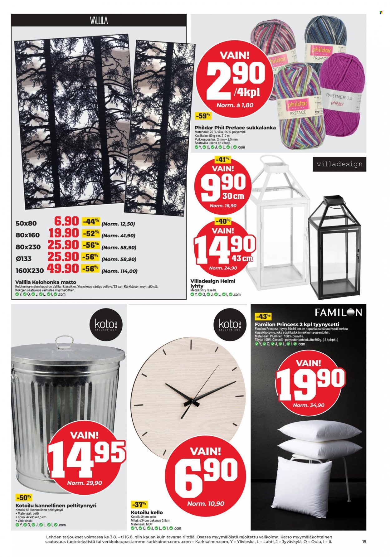 Kärkkäinen tarjoukset - 03.08.2022 - 16.08.2022. Sivu 15