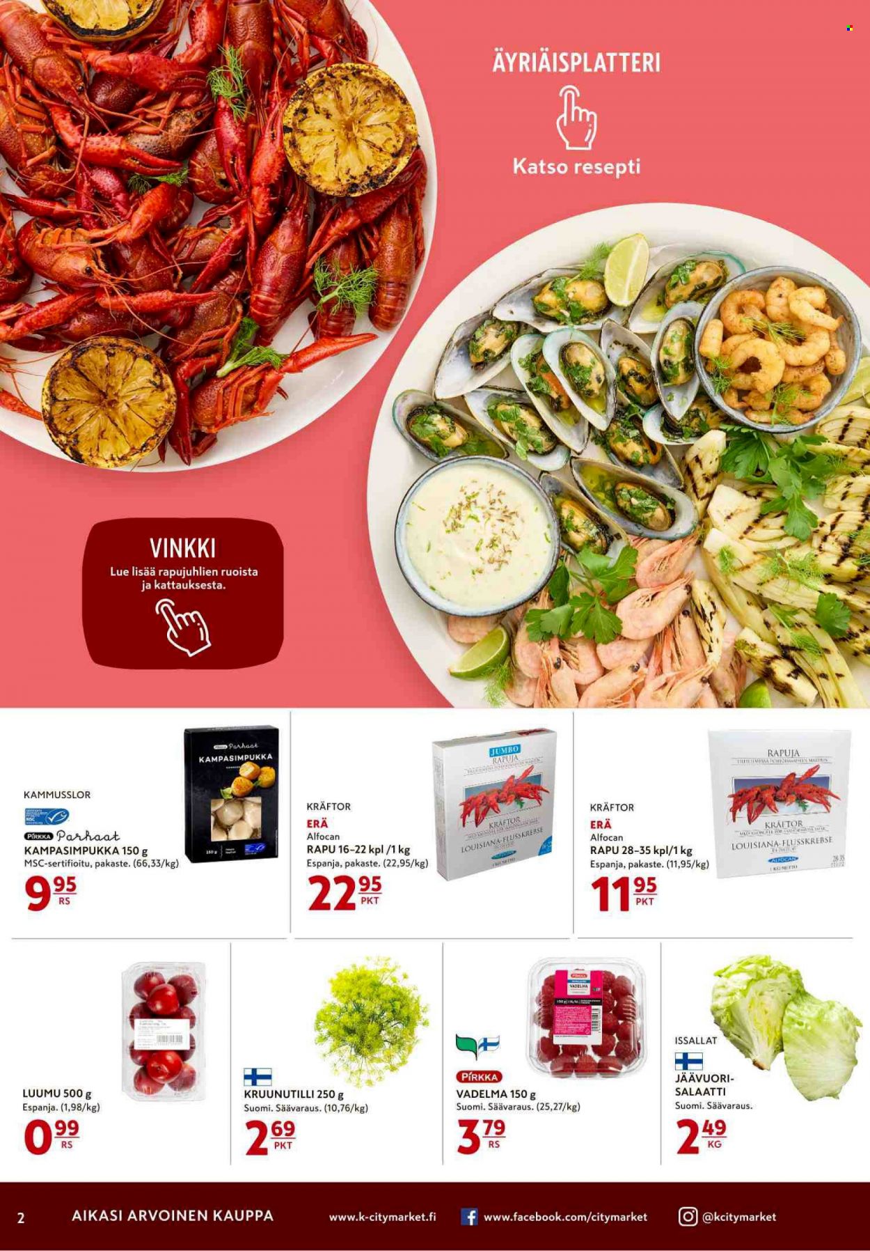 K-citymarket tarjoukset - 04.08.2022 - 07.08.2022. Sivu 2