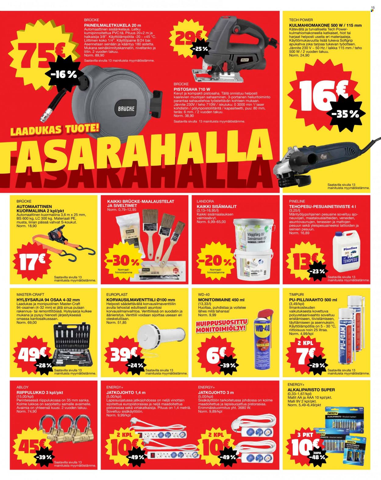 Tokmanni tarjoukset - 08.08.2022 - 14.08.2022. Sivu 15