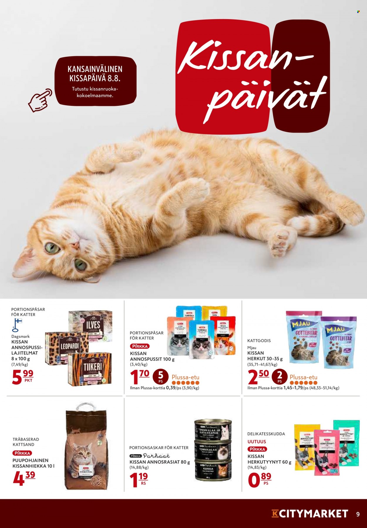 K-citymarket tarjoukset - 08.08.2022 - 10.08.2022. Sivu 9