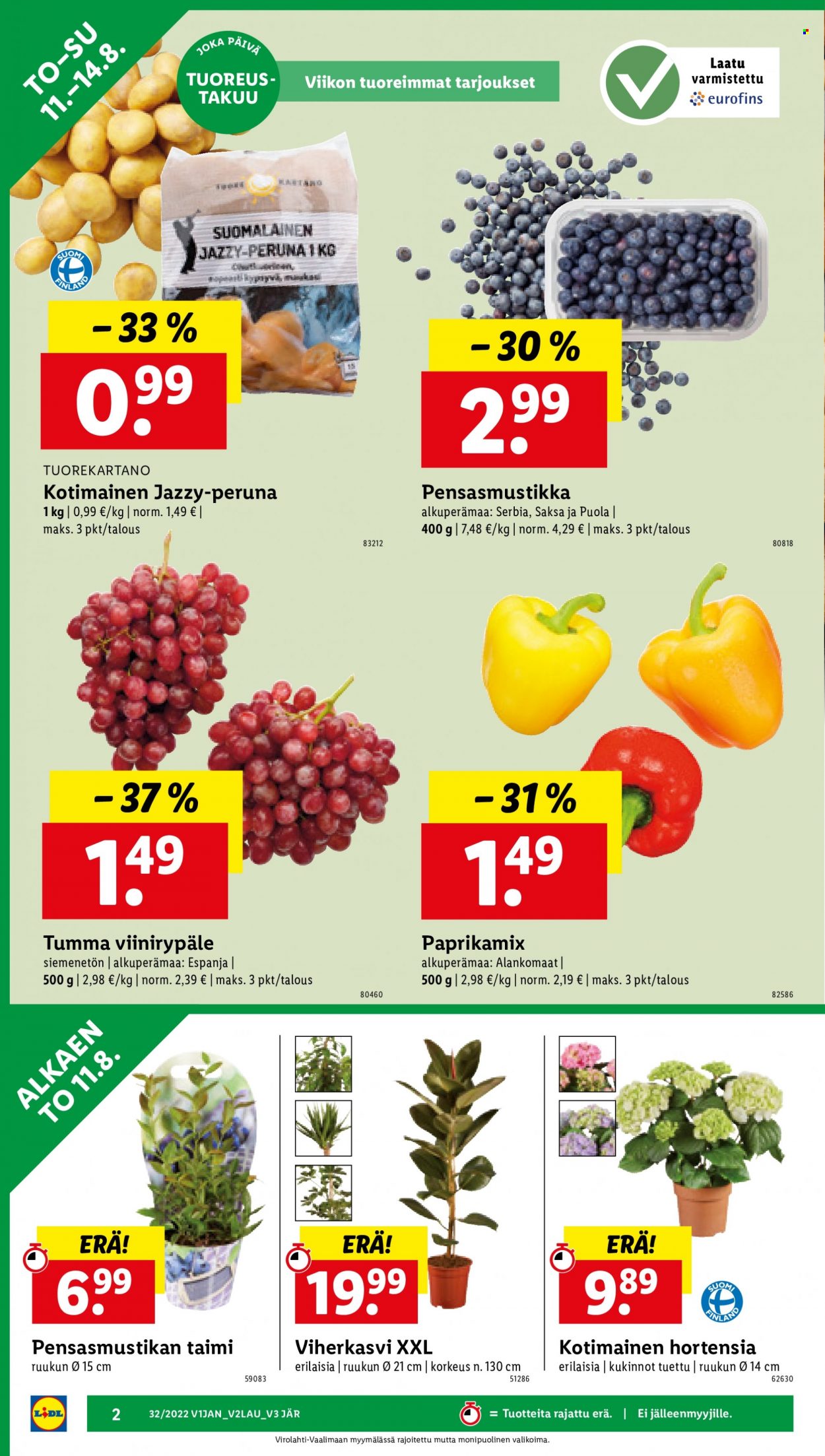 Lidl tarjoukset - 11.08.2022 - 17.08.2022. Sivu 2