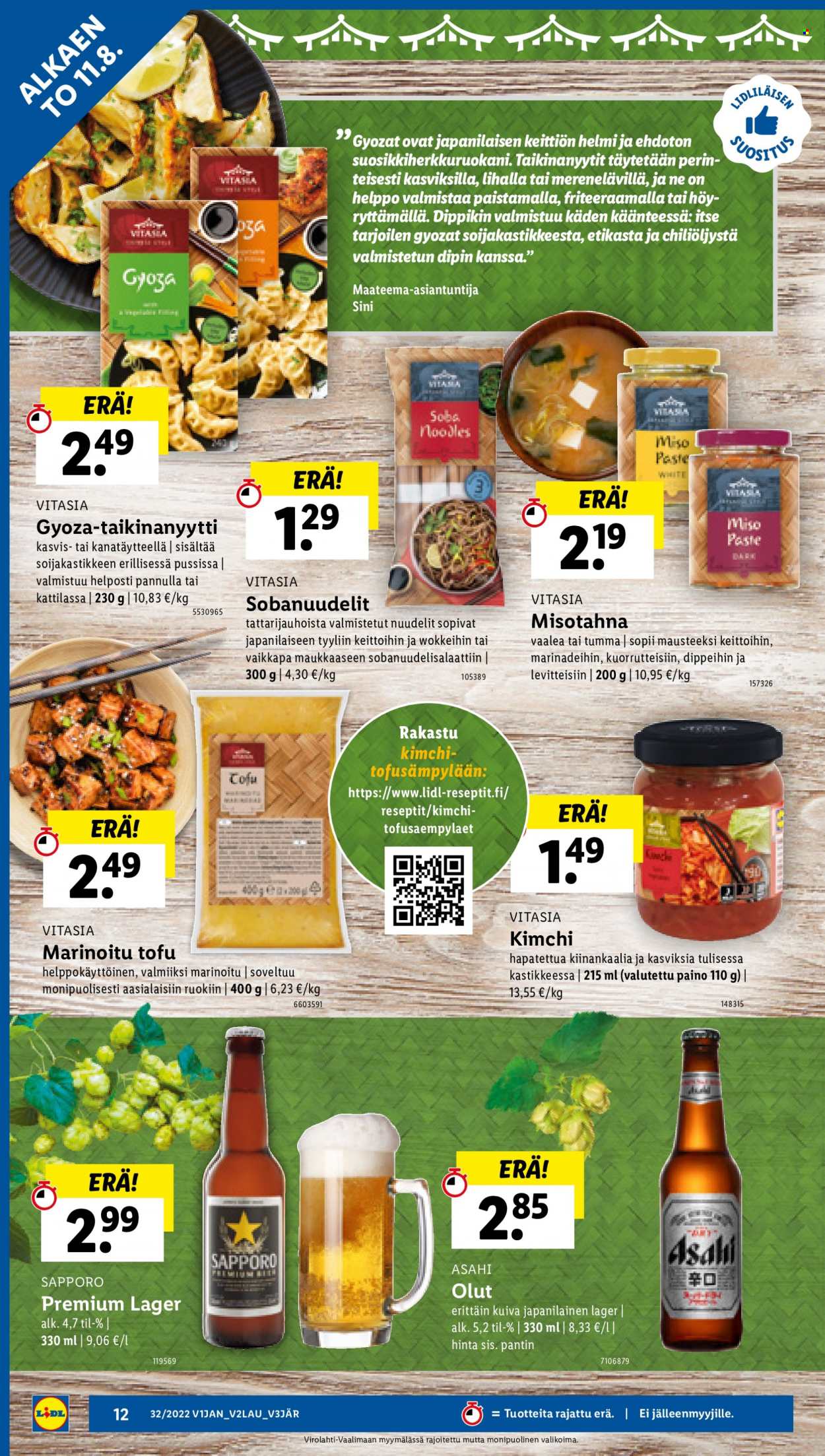 Lidl tarjoukset - 11.08.2022 - 17.08.2022. Sivu 12