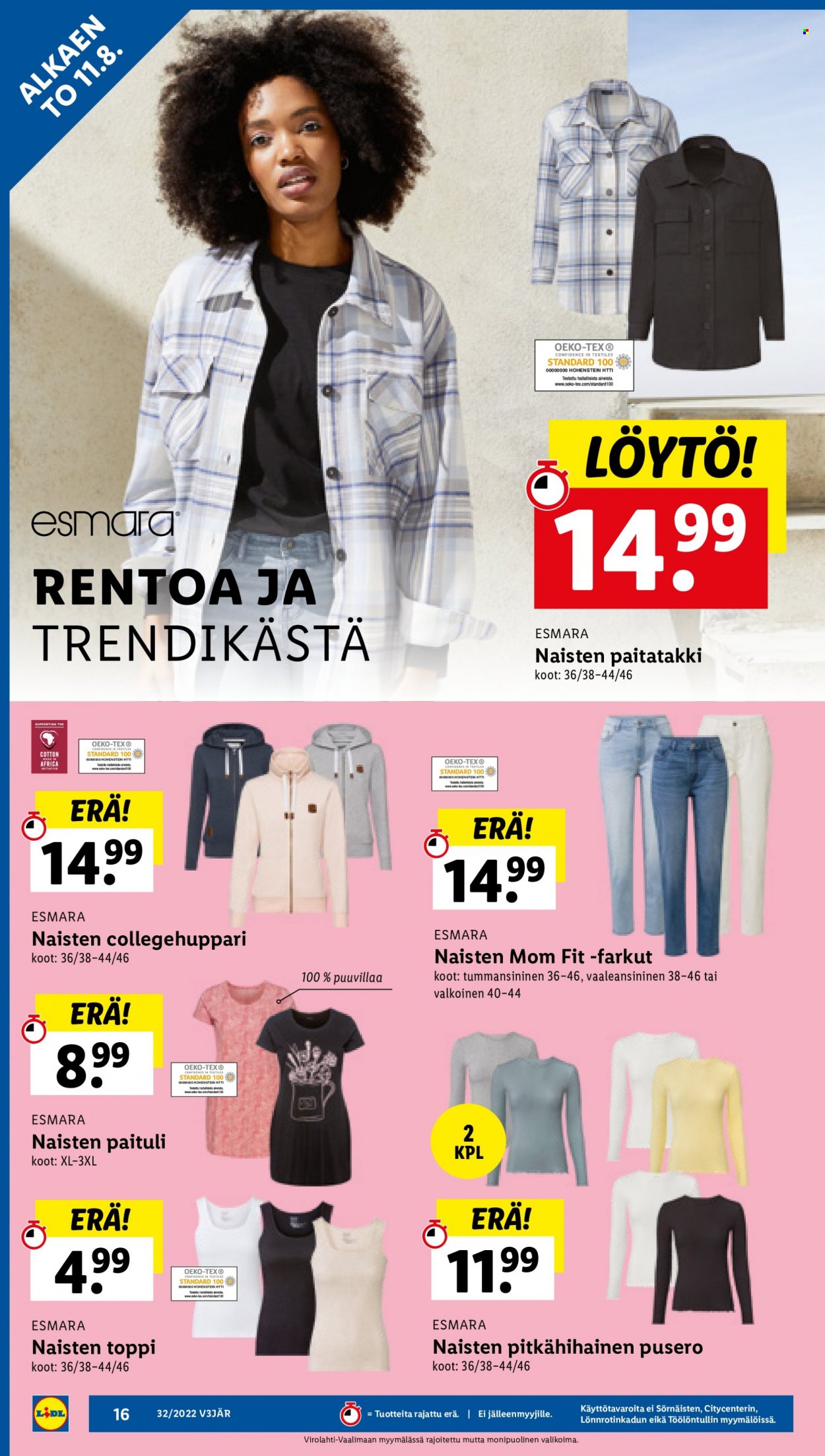 Lidl tarjoukset - 11.08.2022 - 17.08.2022. Sivu 16