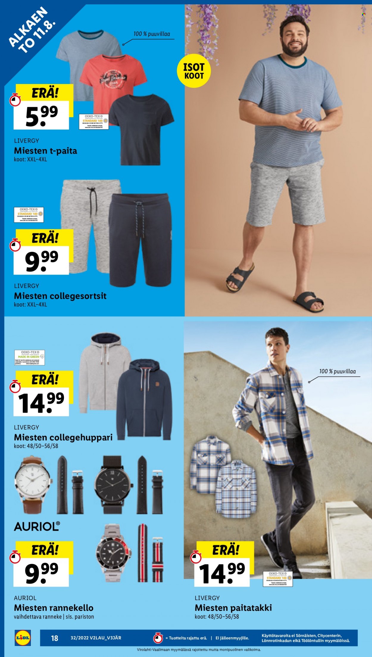 Lidl tarjoukset - 11.08.2022 - 17.08.2022. Sivu 18