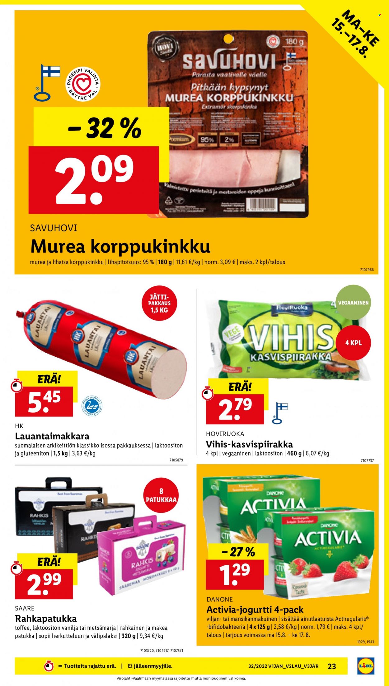 Lidl tarjoukset - 11.08.2022 - 17.08.2022. Sivu 23