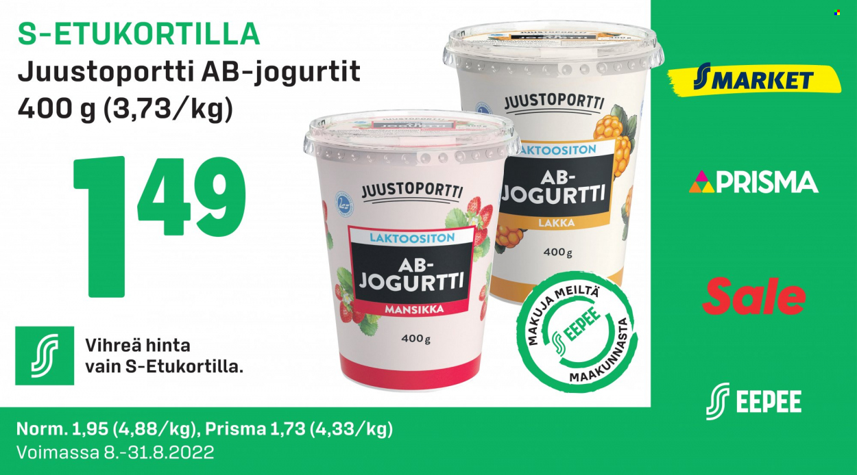 S-market tarjoukset - 08.08.2022 - 31.08.2022. Sivu 6