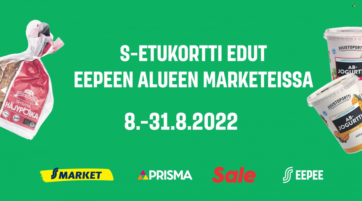 Prisma tarjoukset - 08.08.2022 - 31.08.2022. Sivu 1
