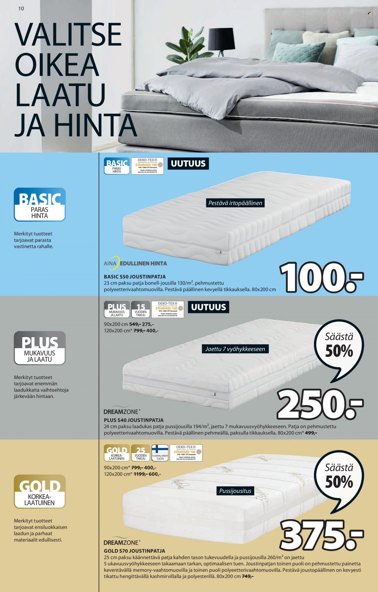 JYSK tarjoukset - 08.08.2022 - 14.08.2022. Sivu 10