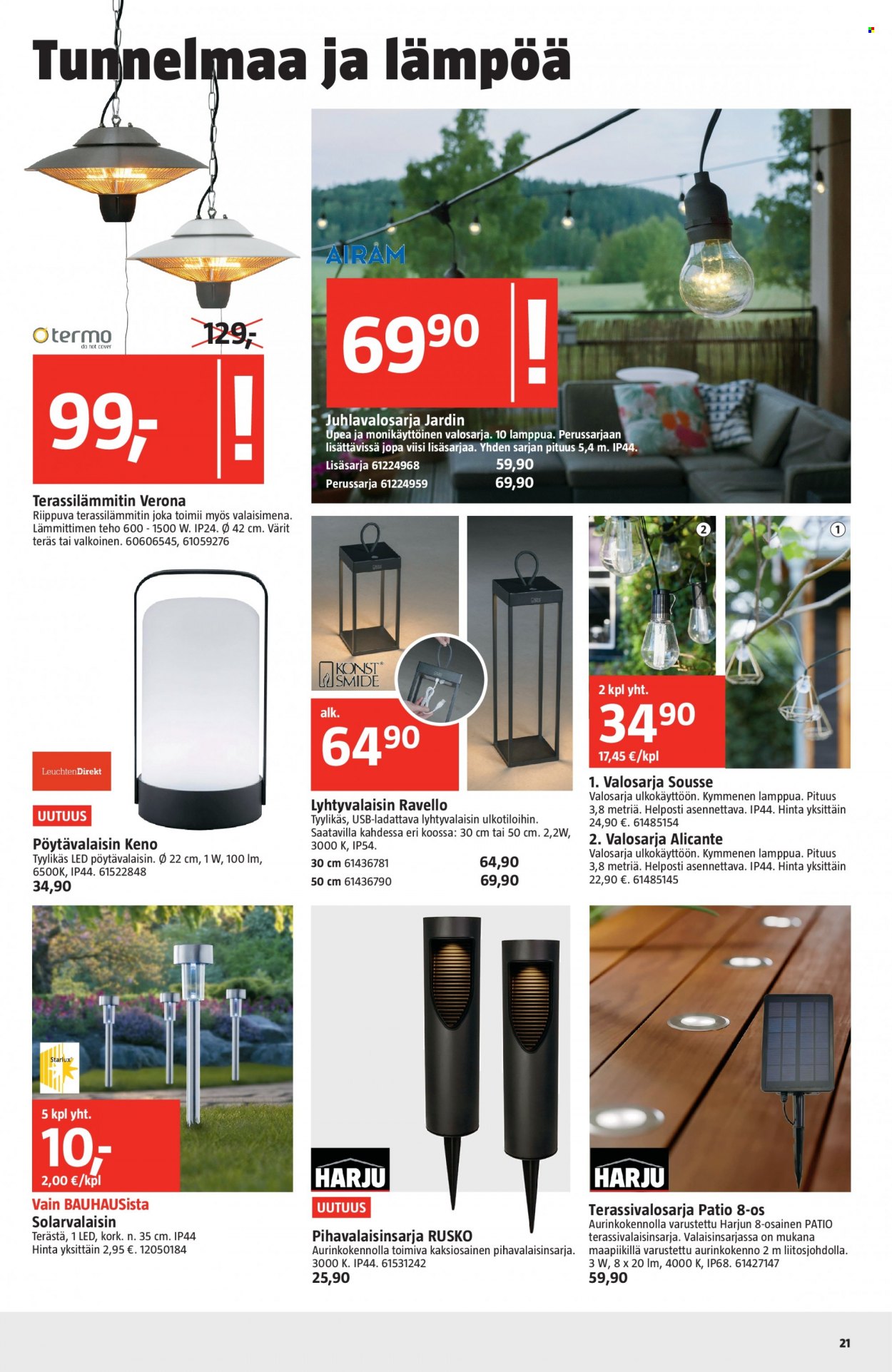 Bauhaus tarjoukset - 10.08.2022 - 30.08.2022. Sivu 21