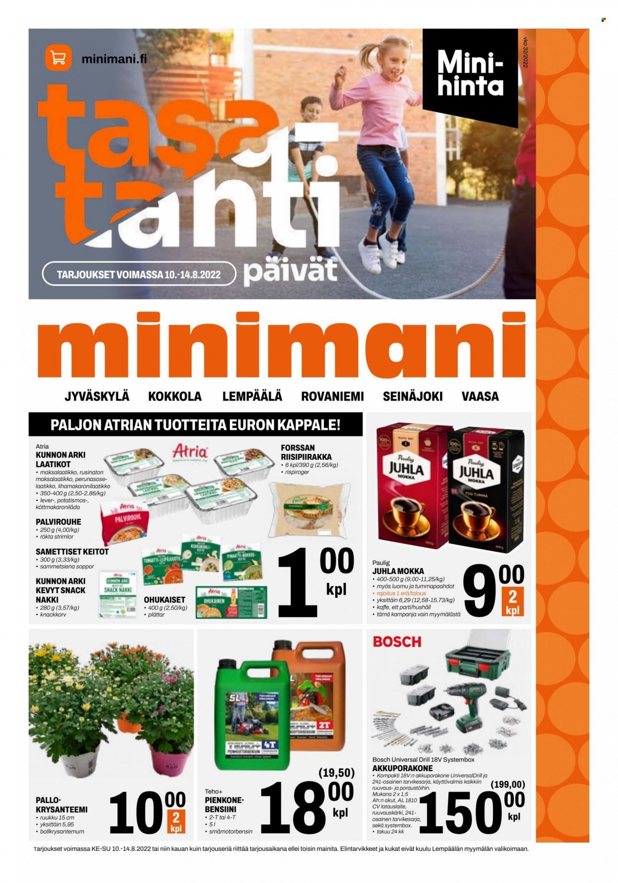 Minimani tarjoukset - 10.08.2022 - 14.08.2022. Sivu 1