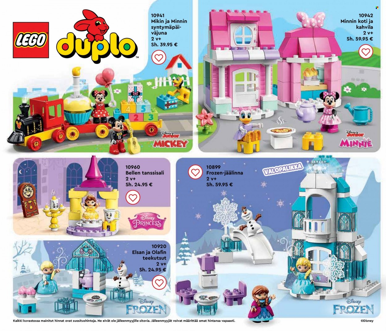 thumbnail - Tokmanni tarjoukset  - 12.08.2022 - 31.12.2022 - Tarjoustuotteet - Disney, Disney Frozen, Disney princess, LEGO, LEGO Duplo. Sivu 18.