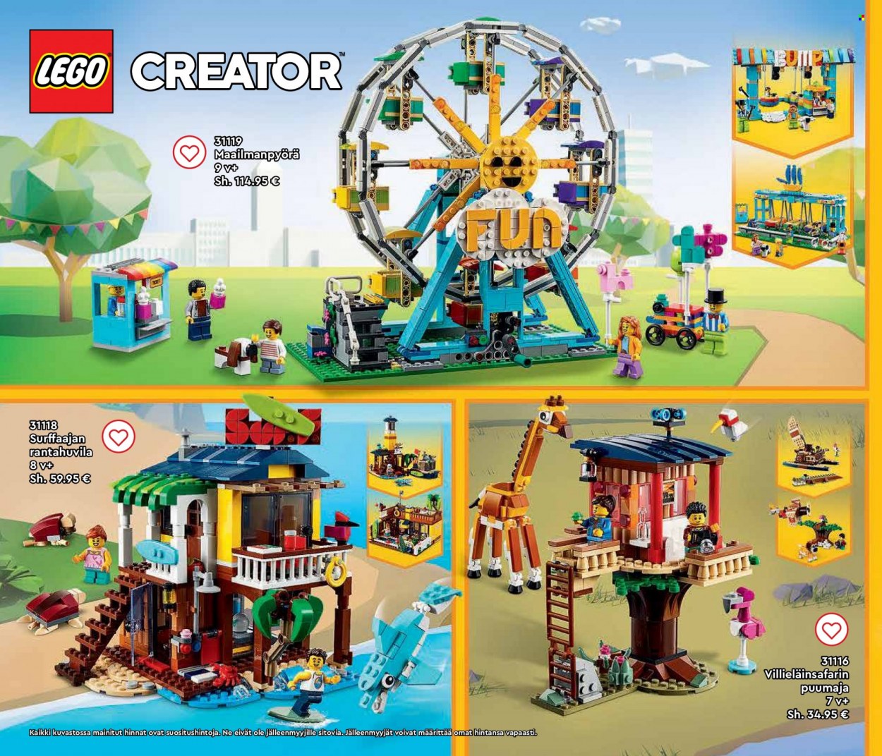 thumbnail - Tokmanni tarjoukset  - 12.08.2022 - 31.12.2022 - Tarjoustuotteet - LEGO, LEGO Creator. Sivu 52.