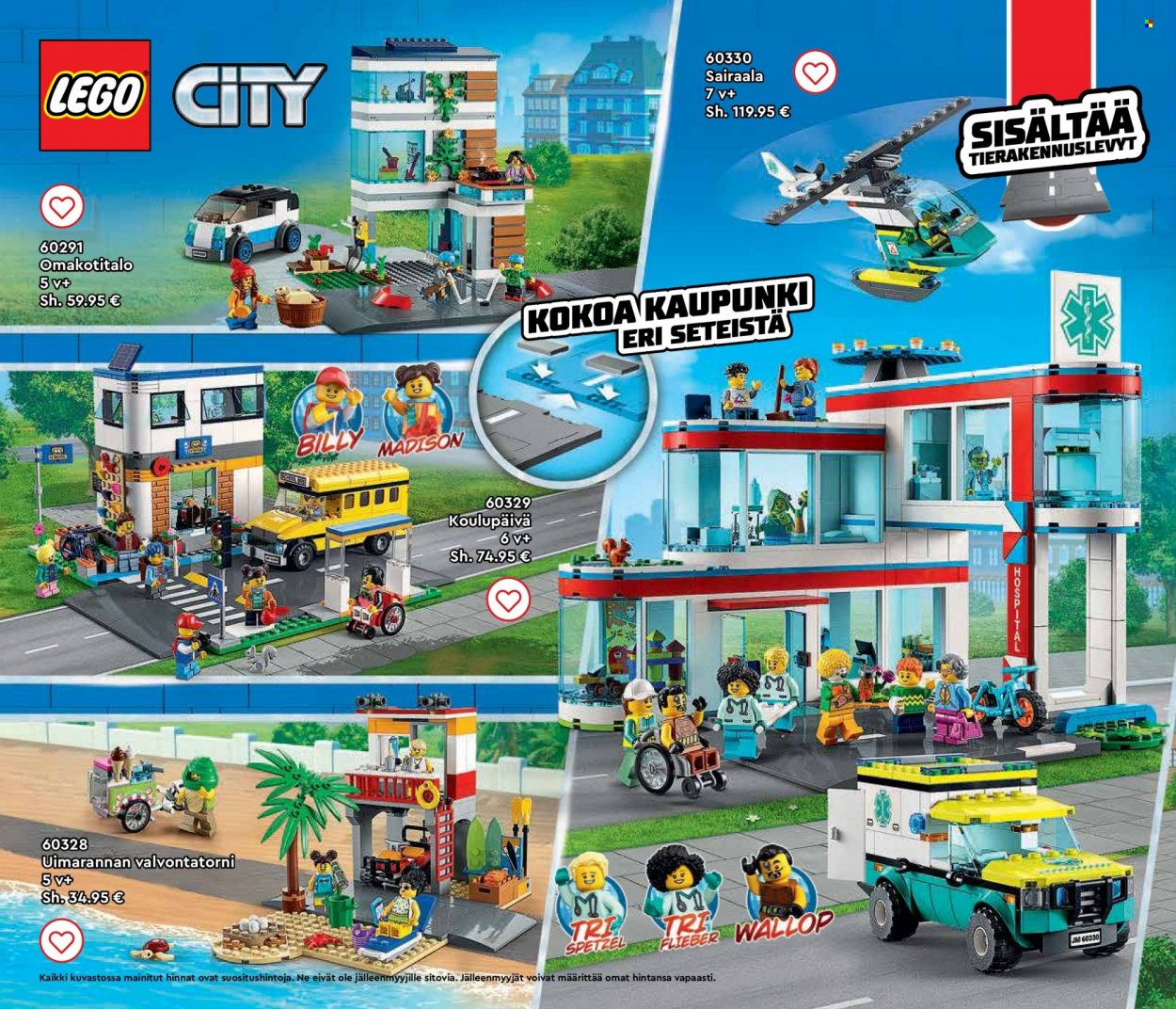 thumbnail - Tokmanni tarjoukset  - 12.08.2022 - 31.12.2022 - Tarjoustuotteet - LEGO, LEGO City. Sivu 66.