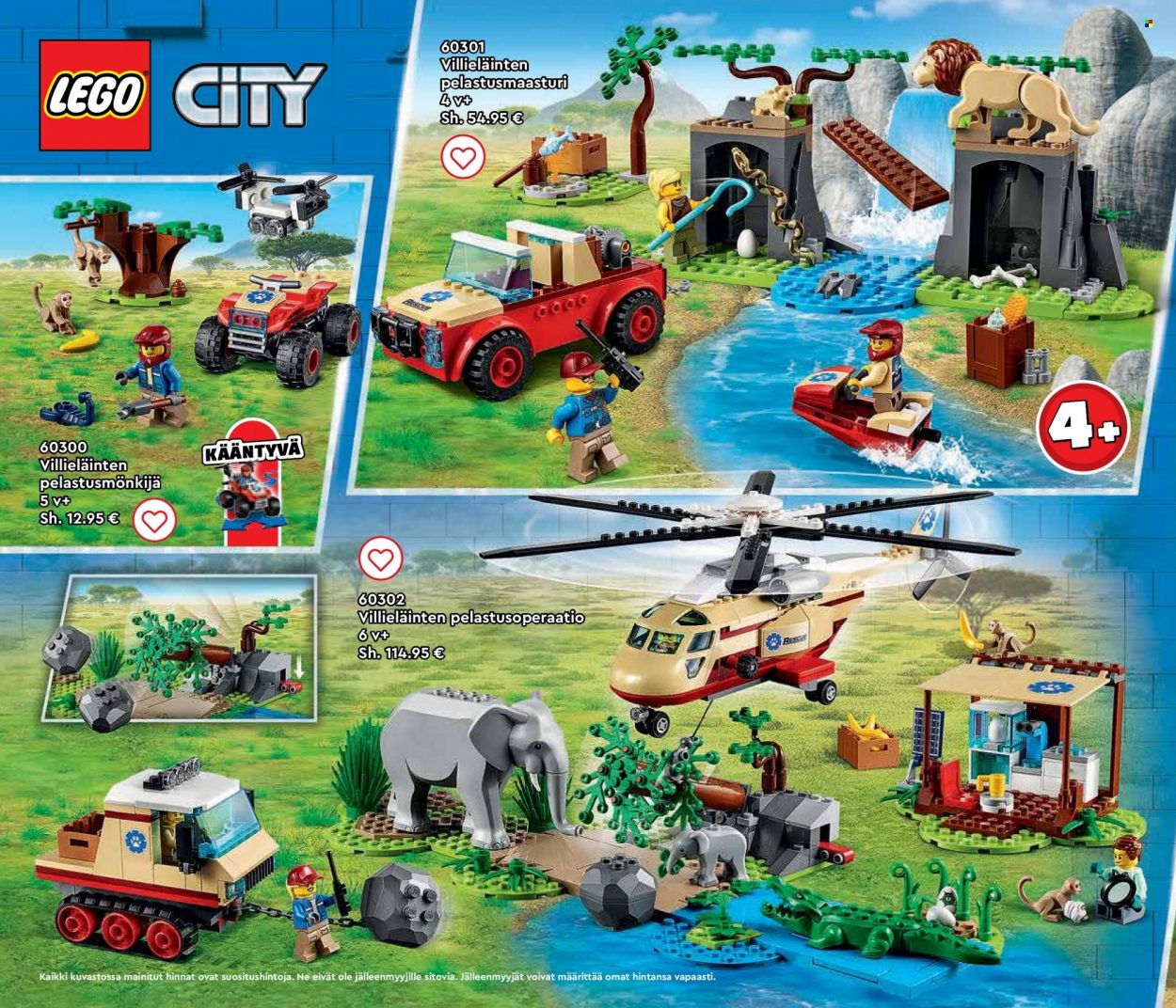 thumbnail - Tokmanni tarjoukset  - 12.08.2022 - 31.12.2022 - Tarjoustuotteet - LEGO, LEGO City. Sivu 72.
