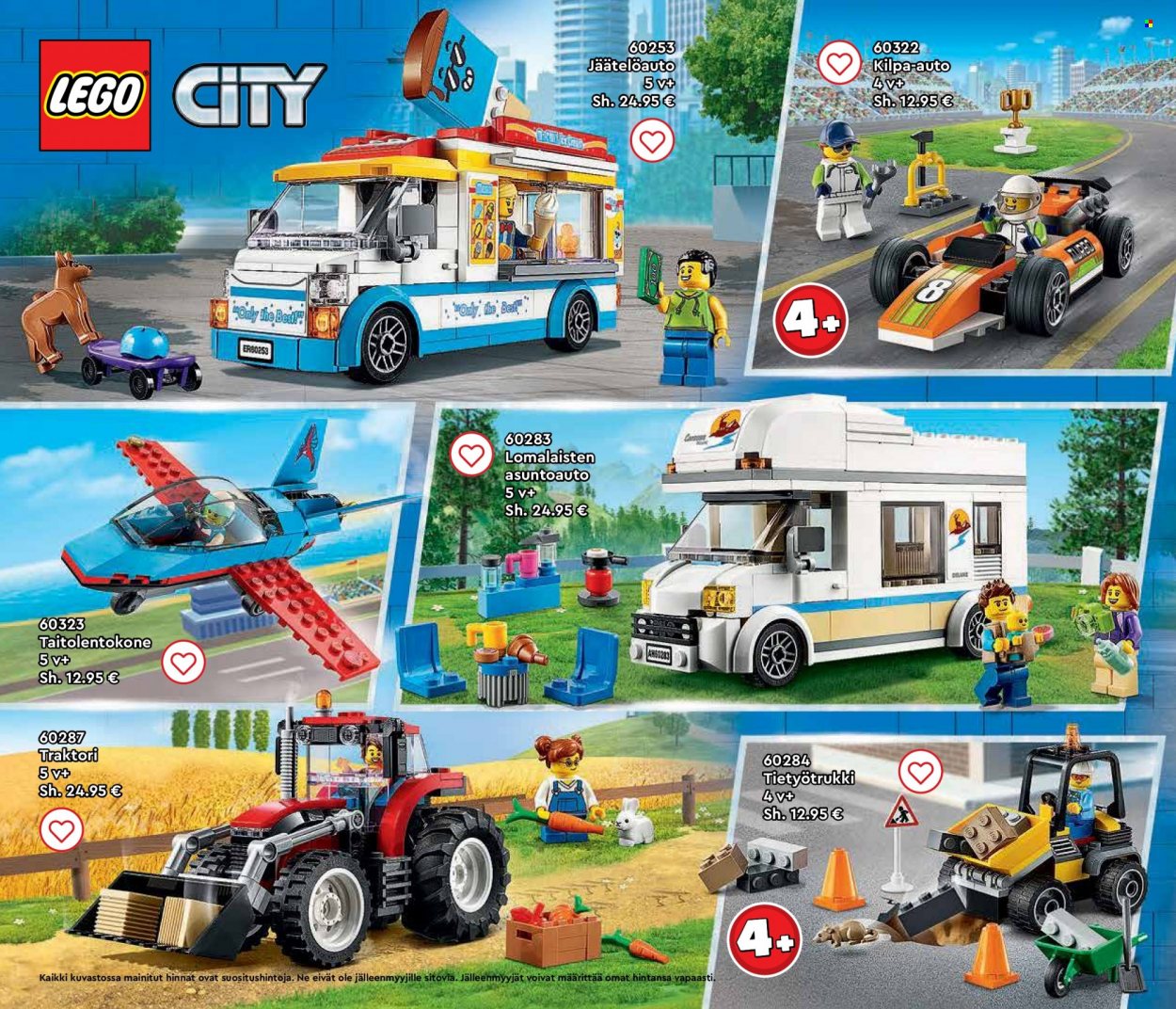 thumbnail - Tokmanni tarjoukset  - 12.08.2022 - 31.12.2022 - Tarjoustuotteet - LEGO, LEGO City, traktori. Sivu 78.