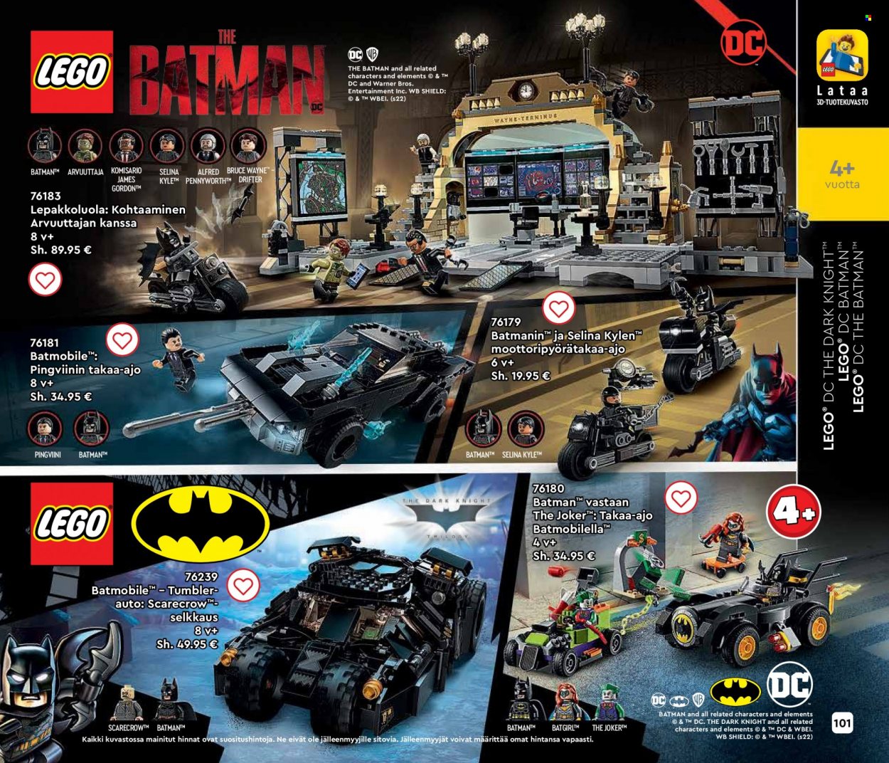 thumbnail - Tokmanni tarjoukset  - 12.08.2022 - 31.12.2022 - Tarjoustuotteet - Batman, LEGO. Sivu 101.