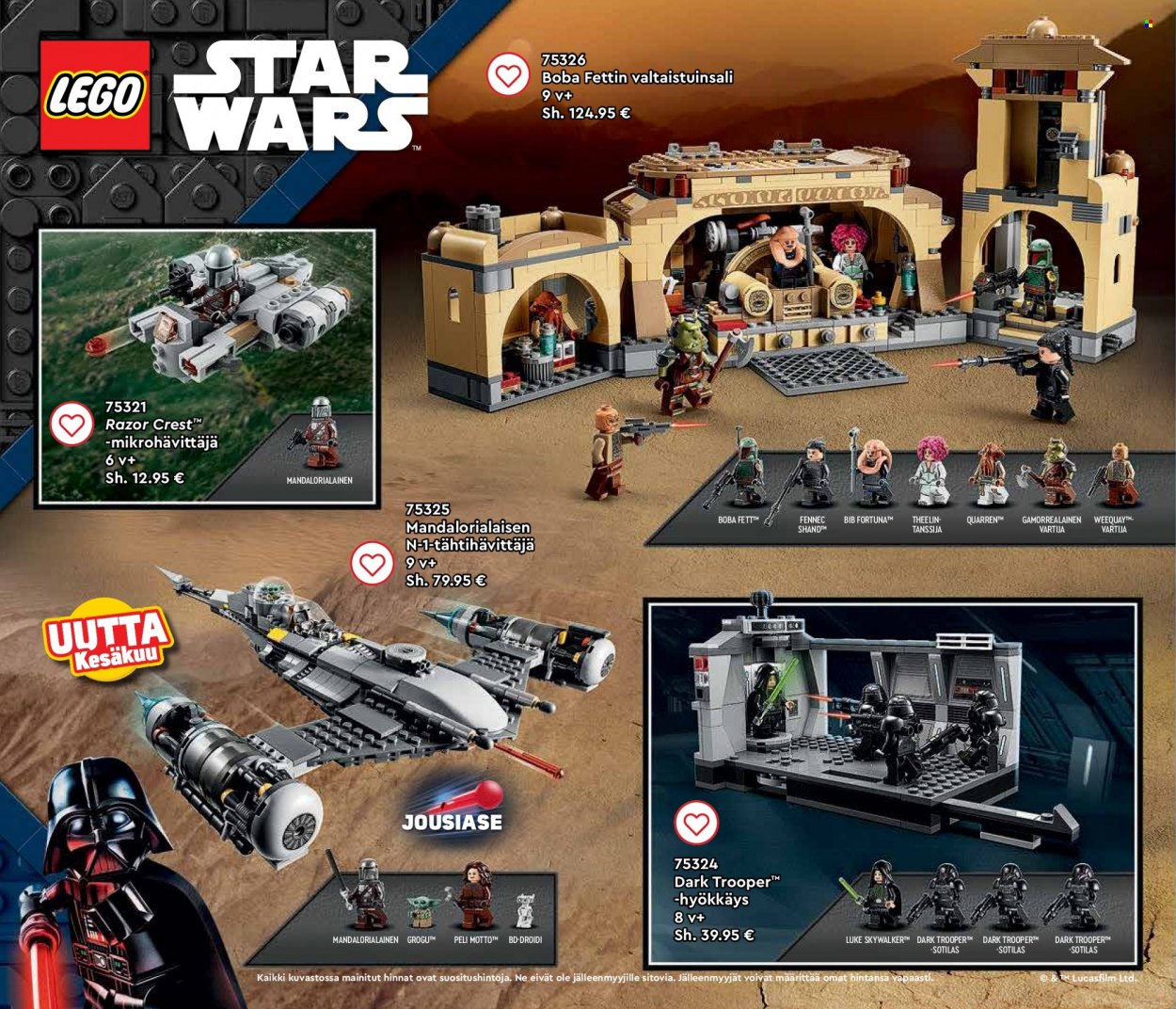 thumbnail - Tokmanni tarjoukset  - 12.08.2022 - 31.12.2022 - Tarjoustuotteet - LEGO Star Wars, LEGO. Sivu 116.