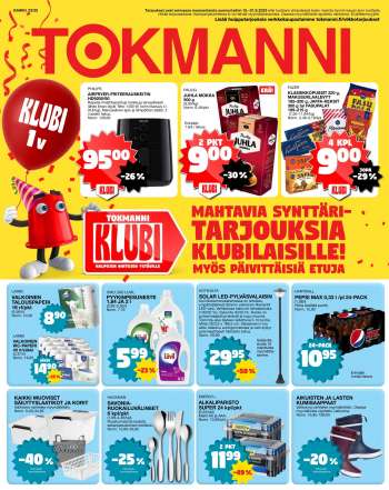 Tokmanni tarjoukset  - 15.08.2022 - 21.08.2022.