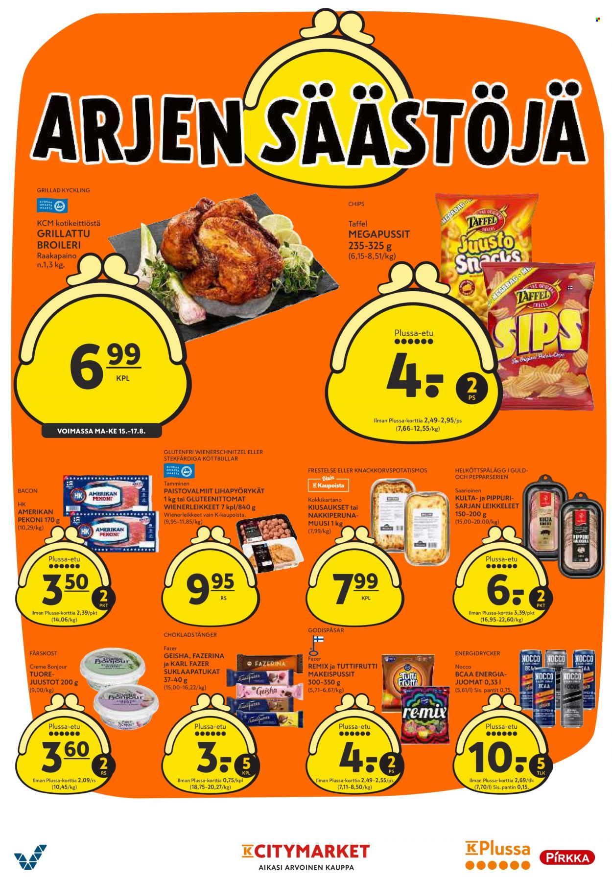 K-citymarket tarjoukset - 15.08.2022 - 21.08.2022. Sivu 8