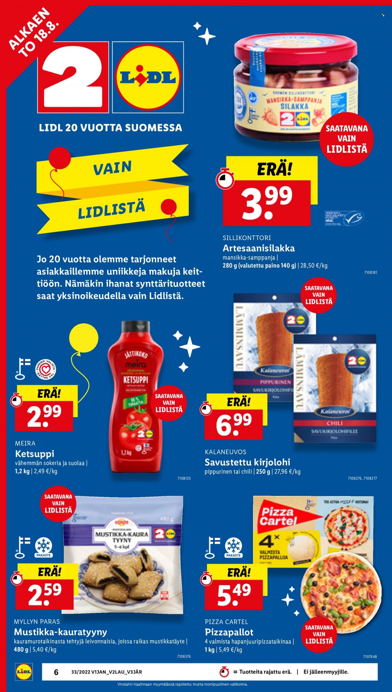 Lidl tarjoukset - 18.08.2022 - 24.08.2022. Sivu 6