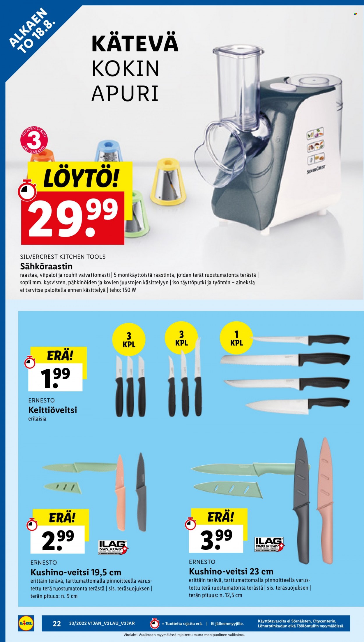 Lidl tarjoukset - 18.08.2022 - 24.08.2022. Sivu 22
