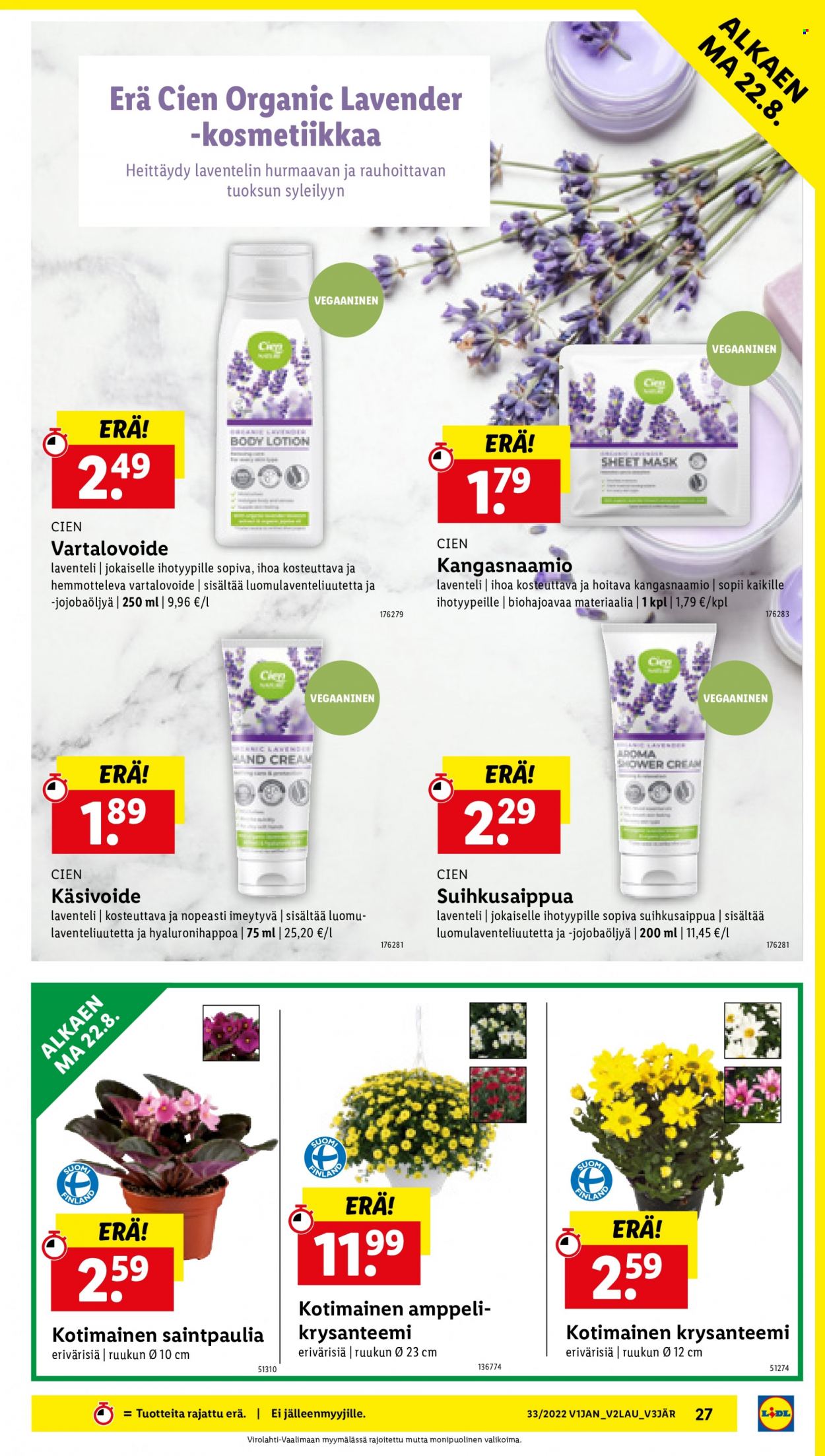 Lidl tarjoukset - 18.08.2022 - 24.08.2022. Sivu 27