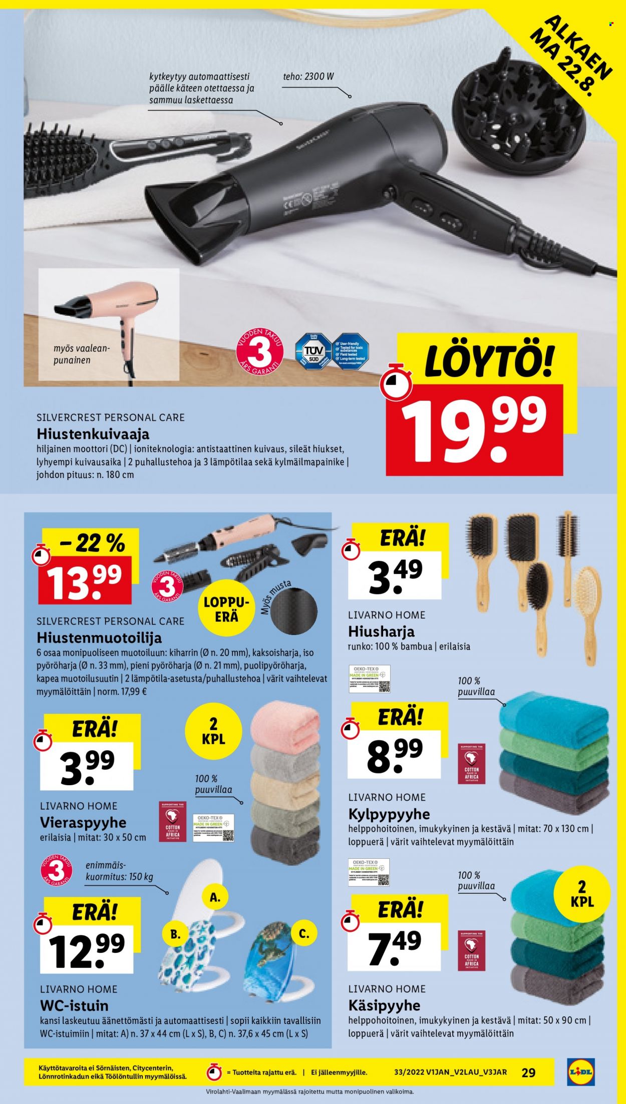 Lidl tarjoukset - 18.08.2022 - 24.08.2022. Sivu 29