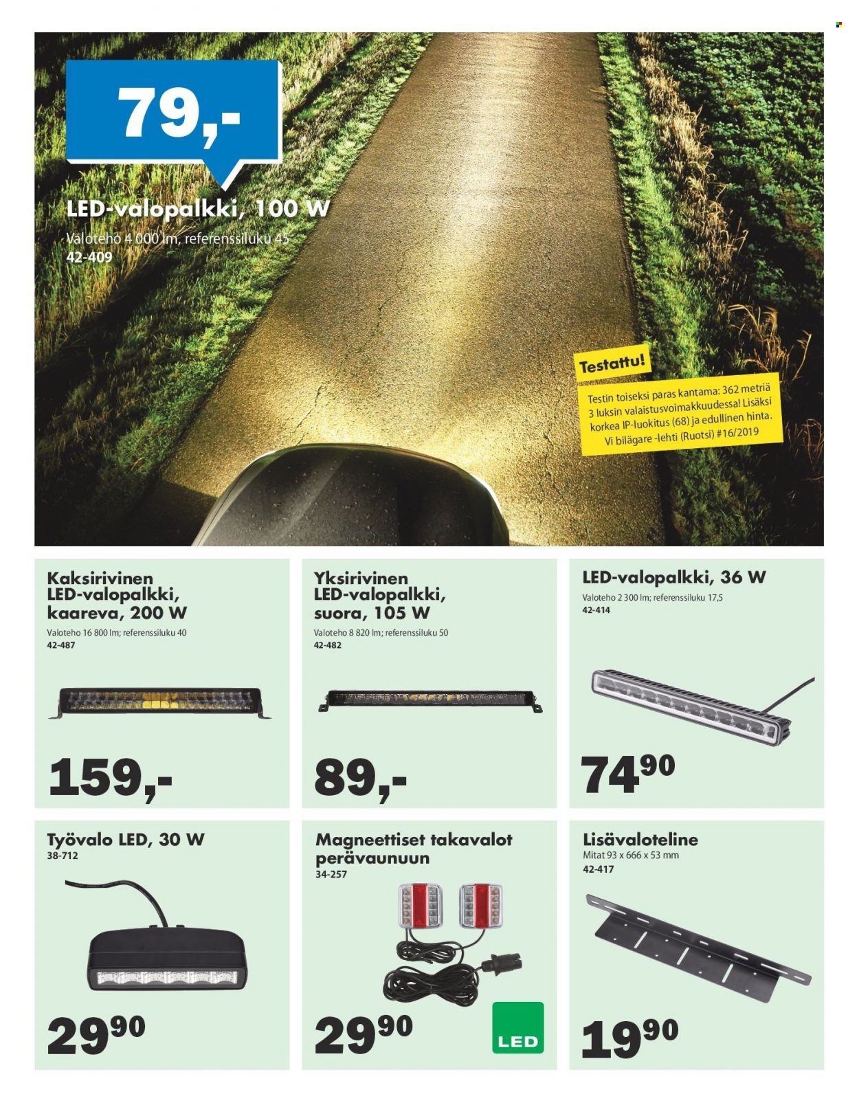 Biltema tarjoukset. Sivu 7