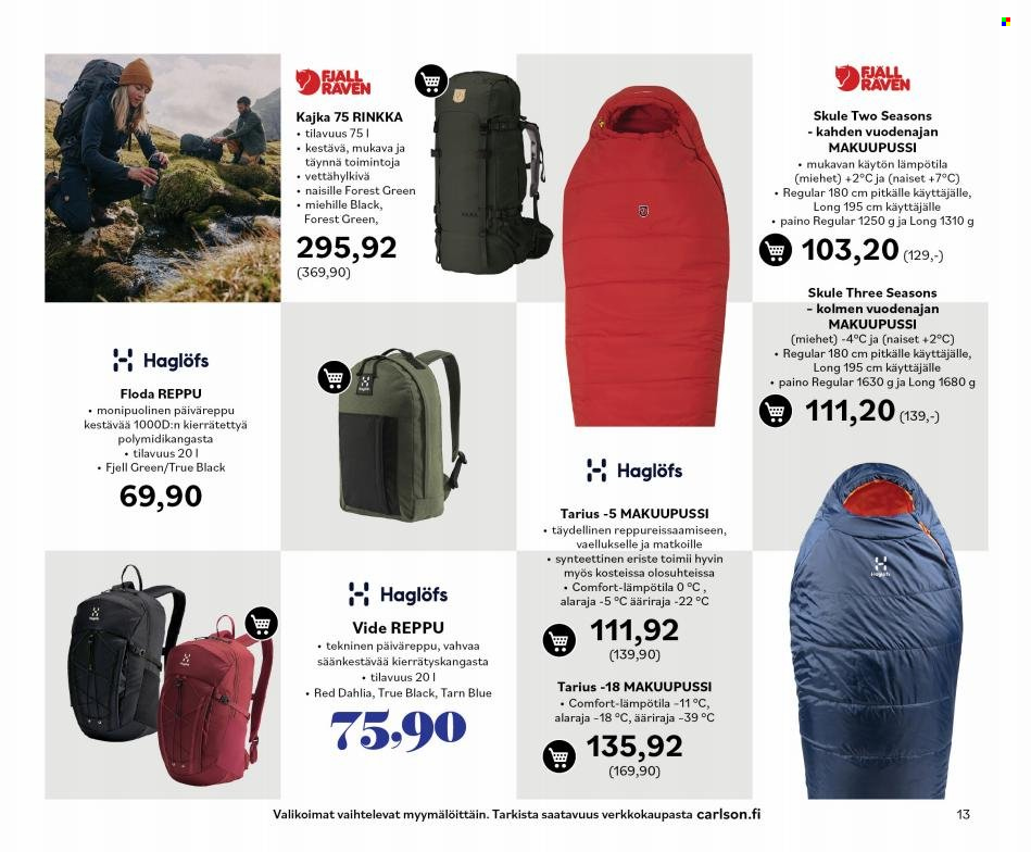 Carlson tarjoukset - 10.08.2022 - 31.08.2022. Sivu 13